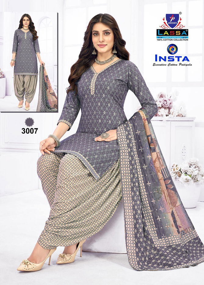 Insta Vol 3 By Lassa Dress Material Cotton Printed Dress Material Wholesale Price In Surat
